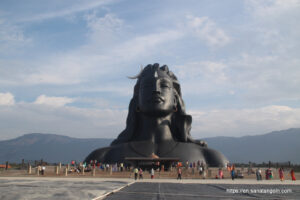 Shiva as Adiyogi in the Isha Yoga Center, Coimbatore.